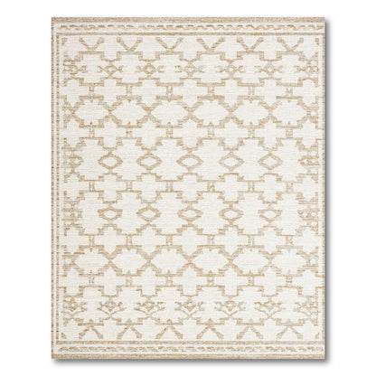 Beige Geometric Heritage Area Rug