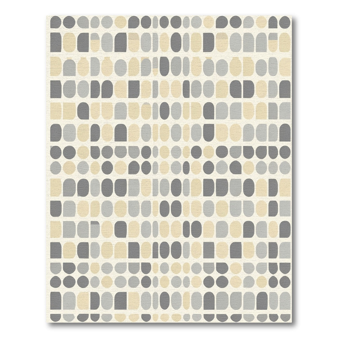Retro Geometric Mid Century Modern Rug