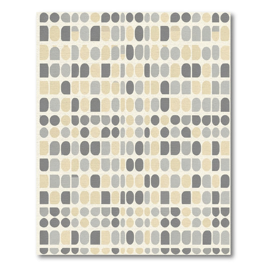 Retro Geometric Mid Century Modern Rug