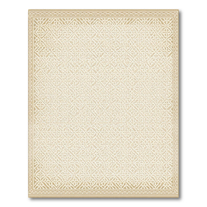Beige Traditional Persian Beige and Neutral Area Rug