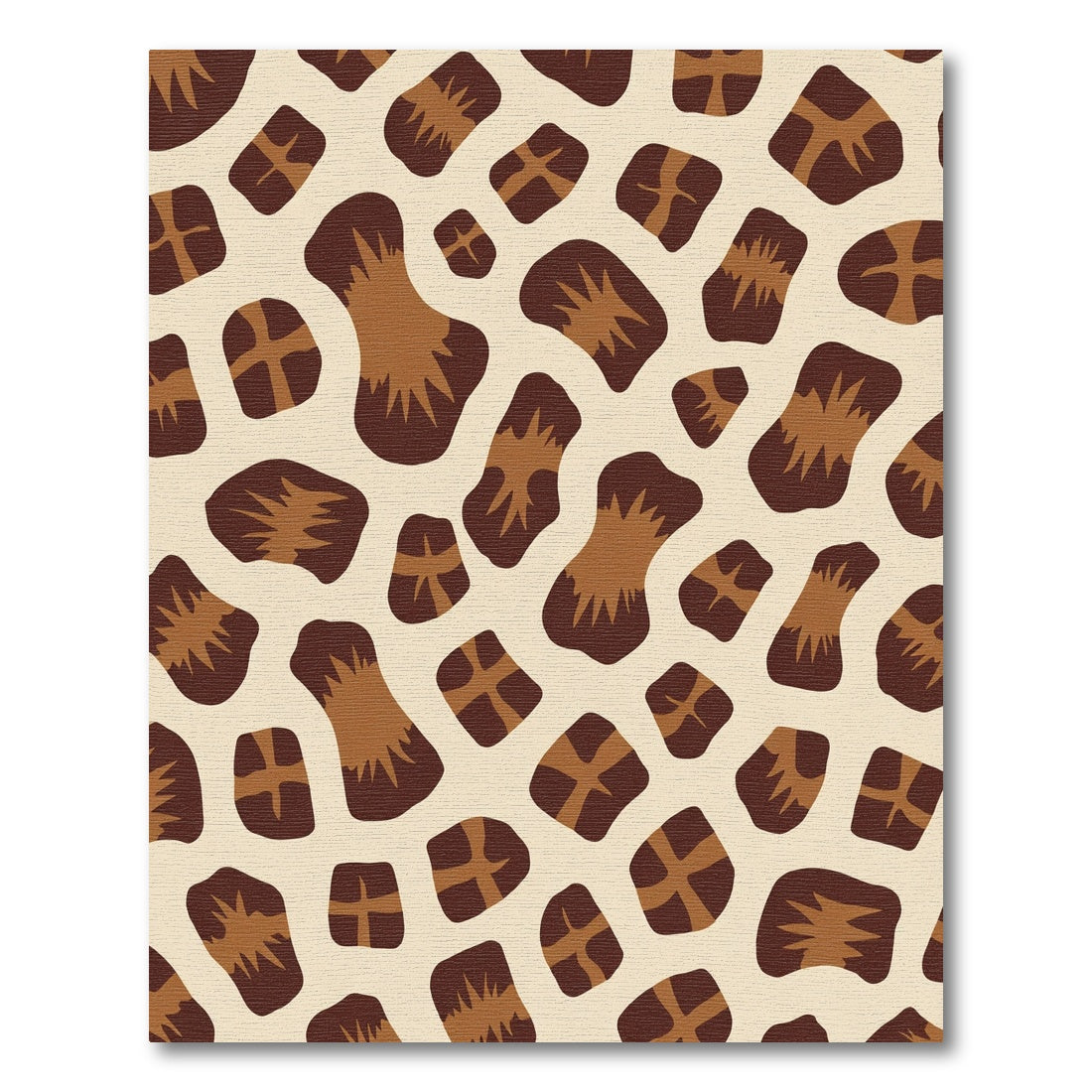 Brown Animal Print Spots Rug