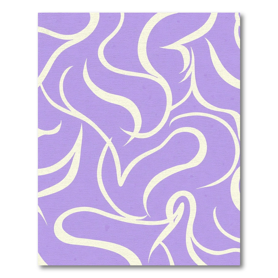 Lilac Swirls Continuous Flow Rug