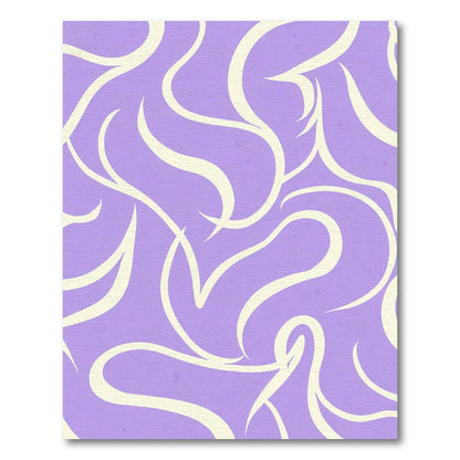 Lilac Swirls Continuous Flow Rug
