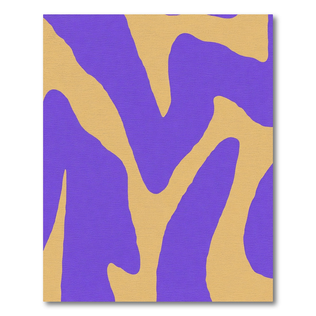 Bold Purple Abstract Camo Rug