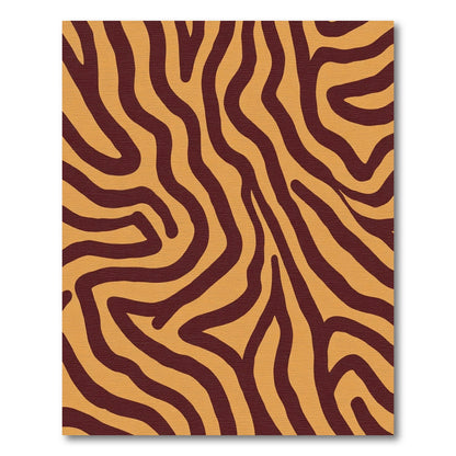 Earthy Tiger Stripe Rug
