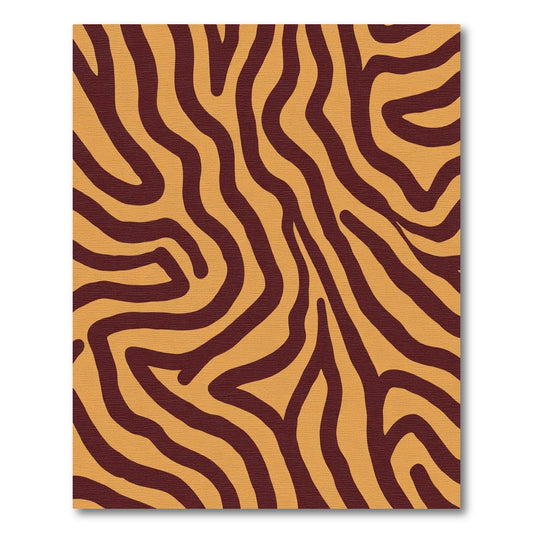 Earthy Tiger Stripe Rug