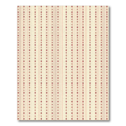 Pink Strawberry Stripe Washable Area Rug