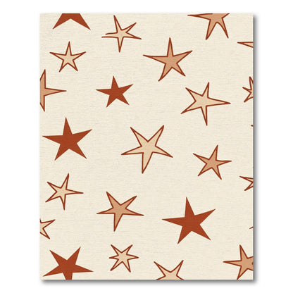 Earthy Starburst Constellation Rug