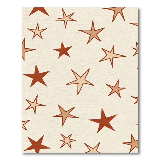 Earthy Starburst Constellation Rug