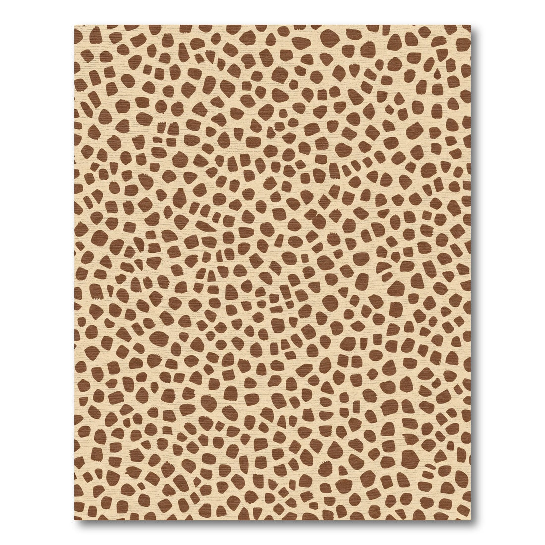 Earthy Brown Spotted Organic Texture Rug