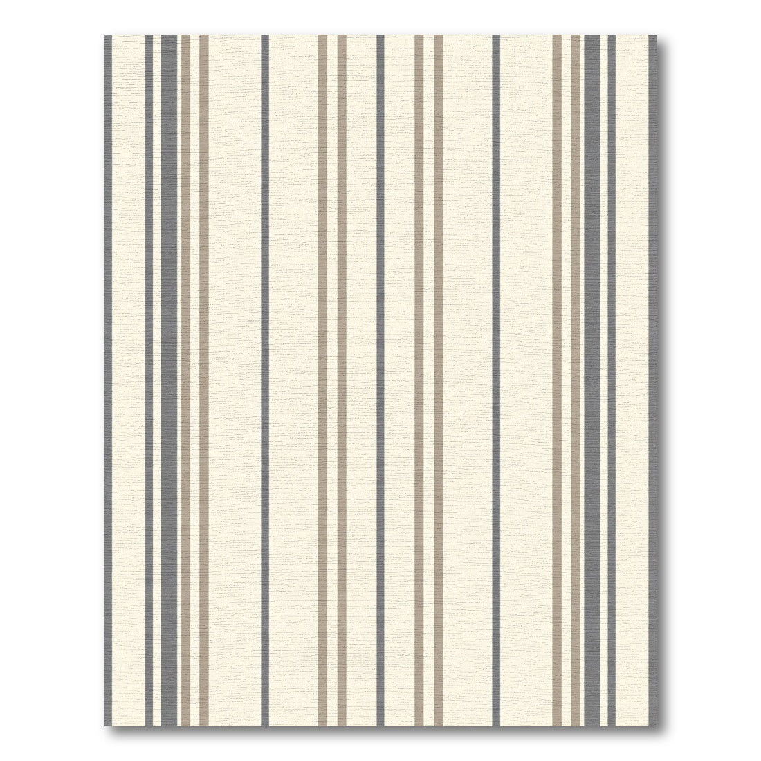 Neutral Toned Vertical Stripe Rug