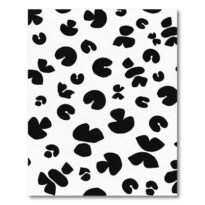 Black White Spotty Ochre Rug