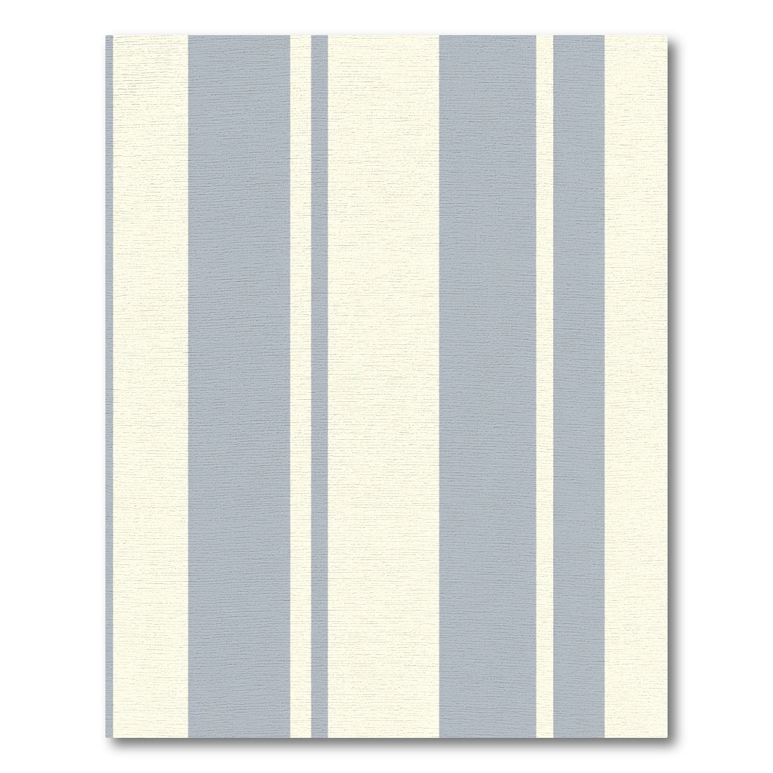Soft Blue Cream Stripe Rug