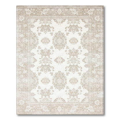 Beige Traditional Persian Traditional Persian Area Rug