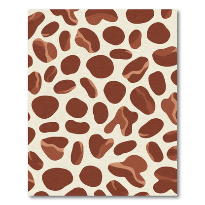 Brown and Cream Natural Spots Rug