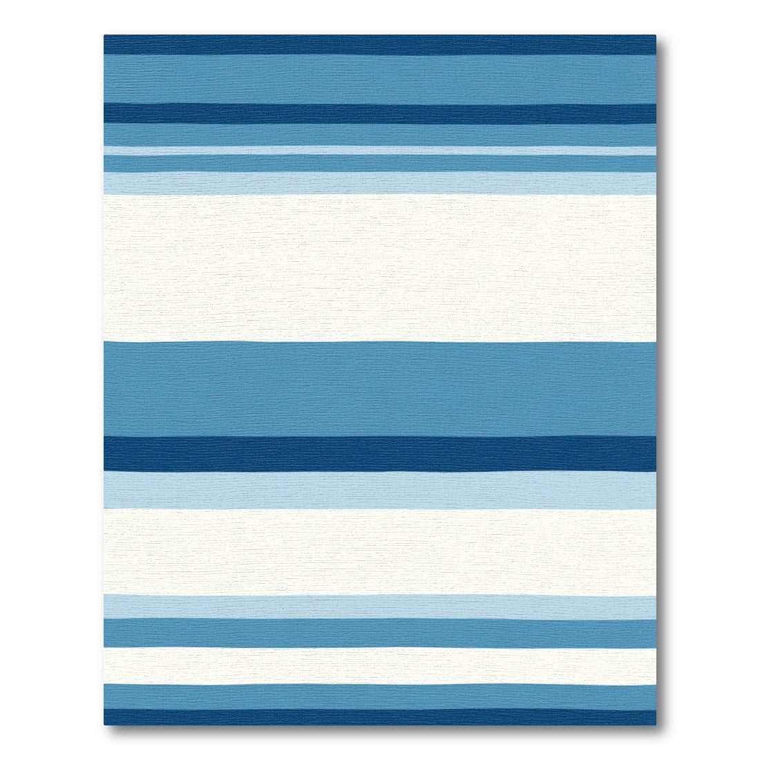 Cool Tones Watercolor Stripe Rug
