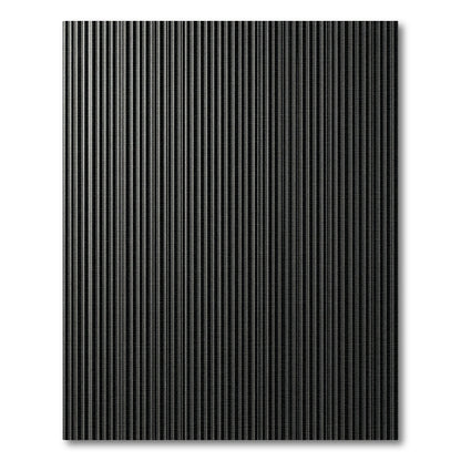 Monochromatic Parallel Line Art Rug