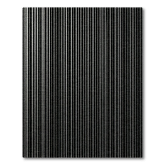 Monochromatic Parallel Line Art Rug