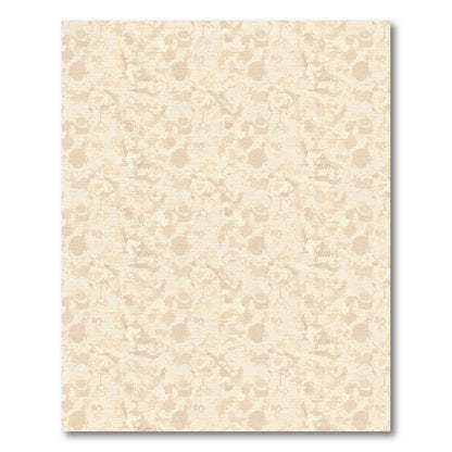 Beige Abstract Floral Collage Rug