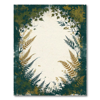 Distressed Fern Green Area Rug
