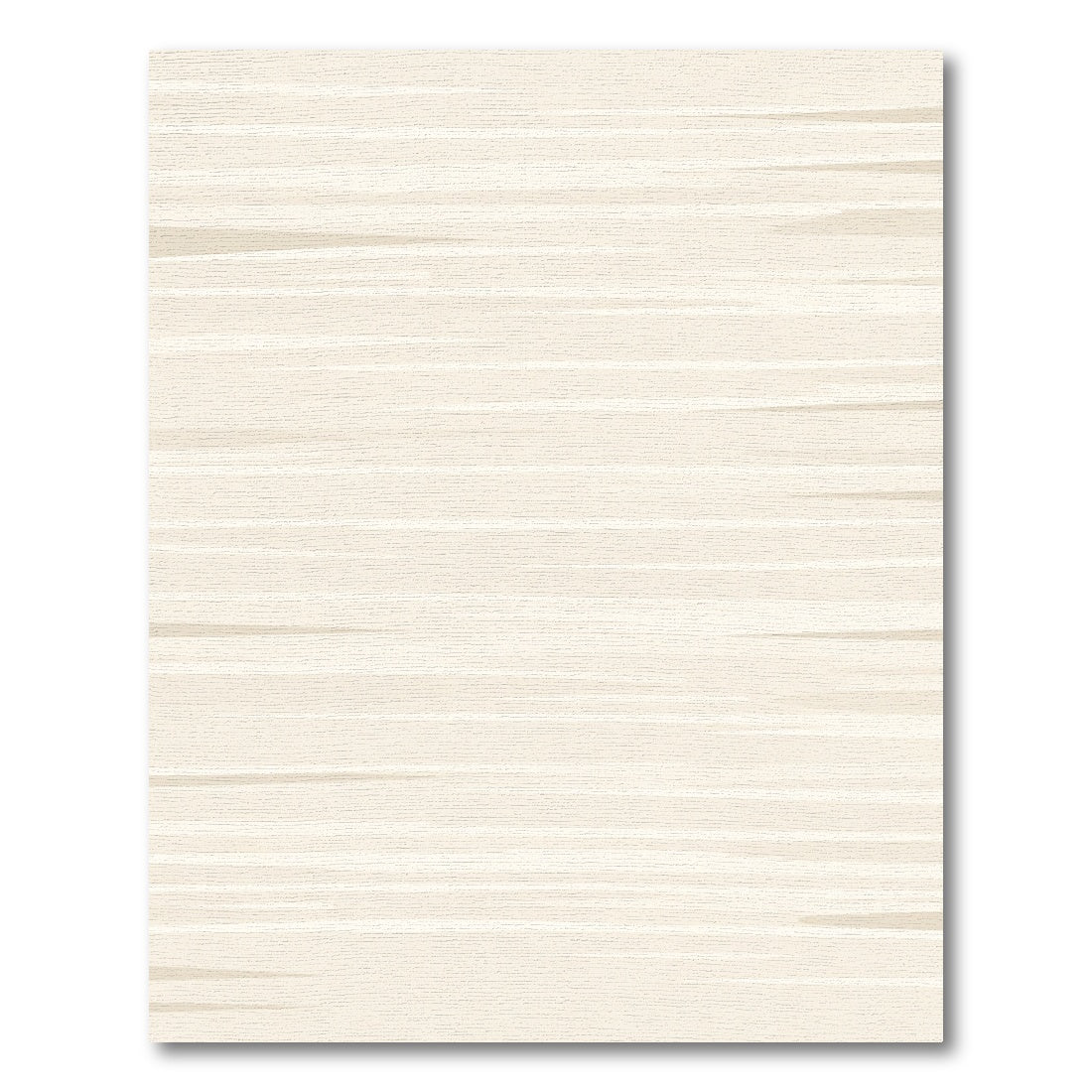 Minimalist Beige Horizontal Stripe Rug