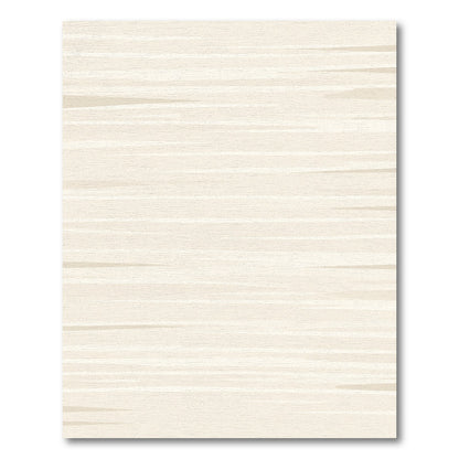 Minimalist Beige Horizontal Stripe Rug