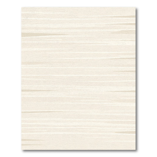 Minimalist Beige Horizontal Stripe Rug