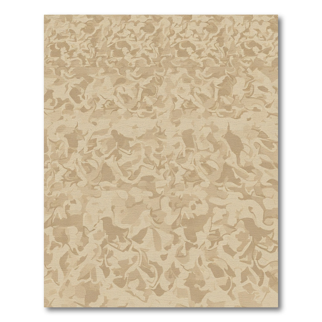Earthy Tone Swirl Abstract Rug