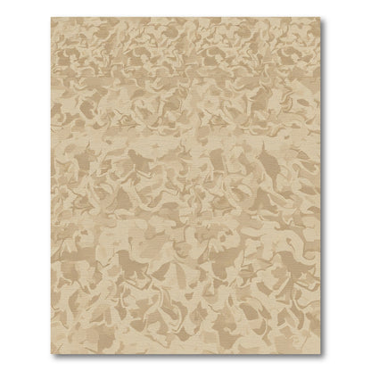 Earthy Tone Swirl Abstract Rug