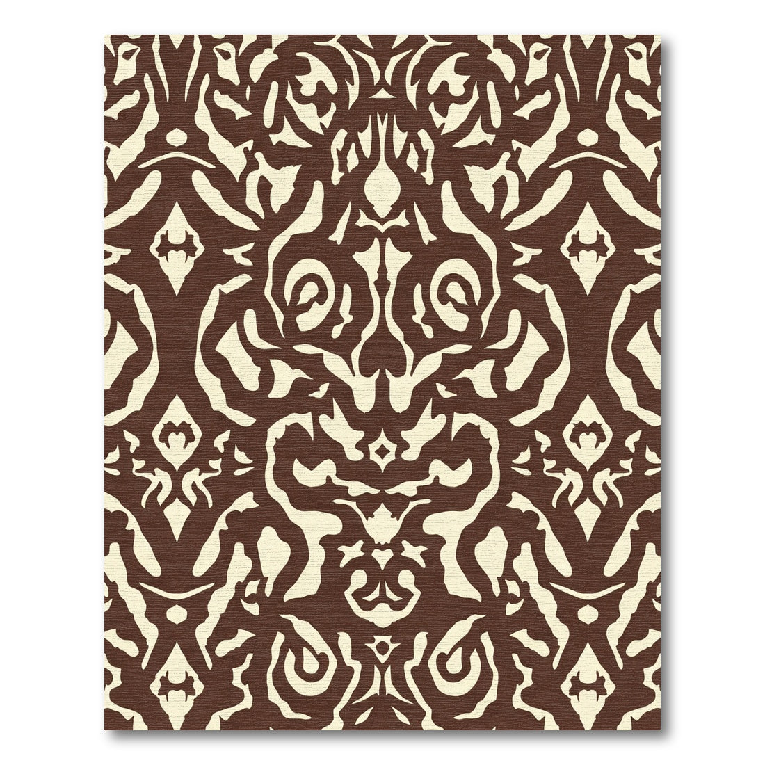 Baroque Cream Brown Symmetry Rug