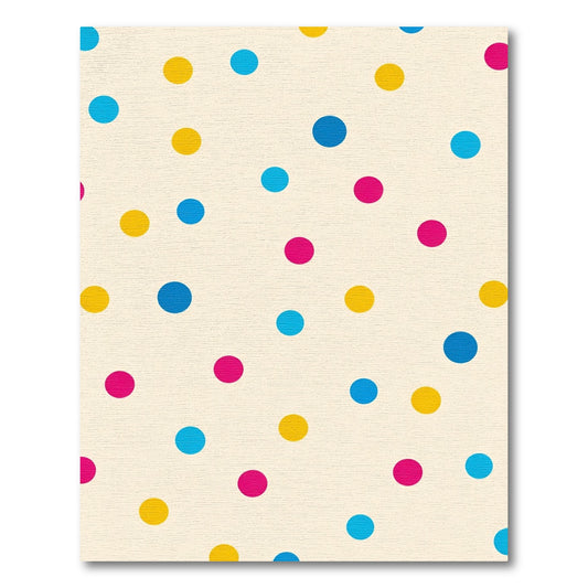 Bright Polka Dot Circles Rug