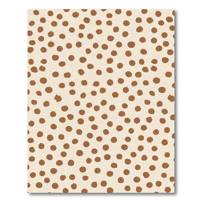 Terracotta Dots Scattered Cream Rug