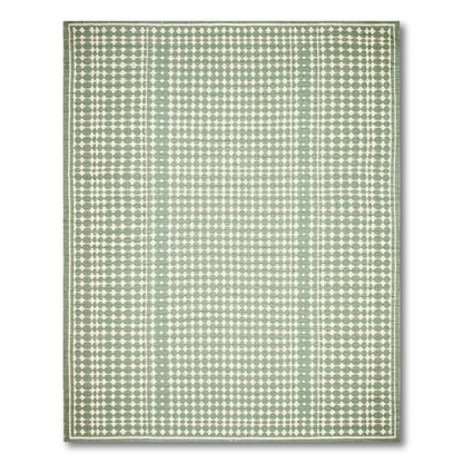 Green Geometric Modern Green Geometric Circle Area Rug