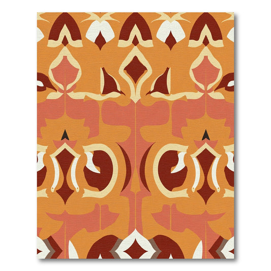Saffron Amber Floral Archway Rug