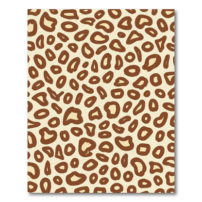 Classic Brown Cheetah Spots Rug