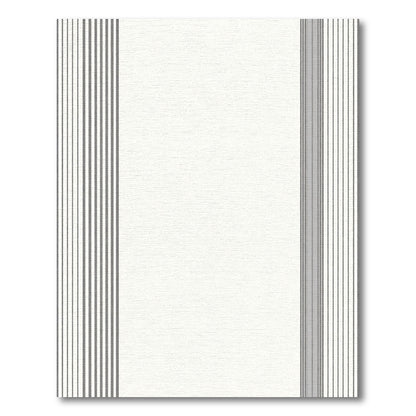 Neutral Gray Vertical Stripe Rug