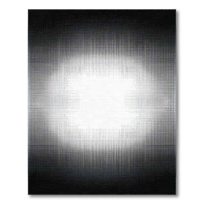 ODIKA Black White Dot Gradient Area Rug