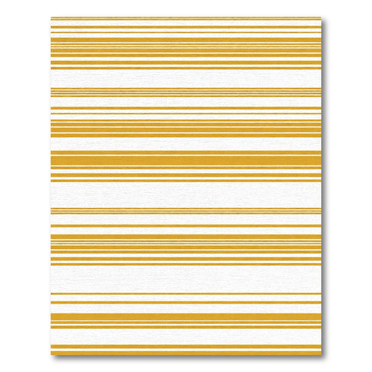 Golden Horizontal Stripe Harmony Rug