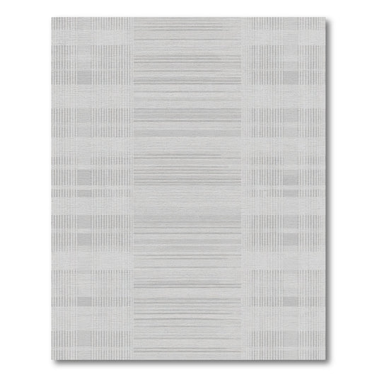 Subtle Gray Vertical Stripe Texture Rug