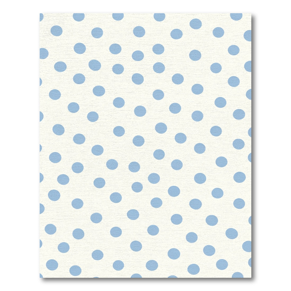 Soft Blue Scattered Dot Rug