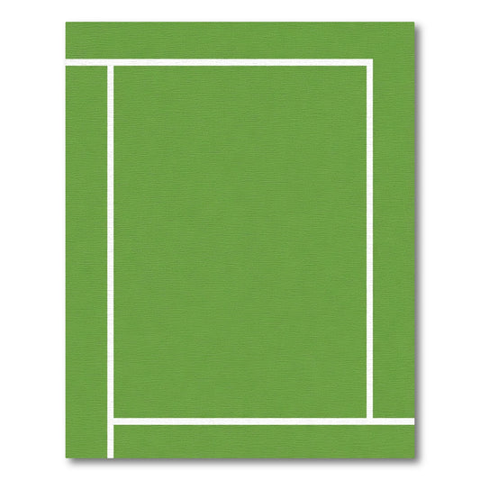 Emerald Grid Clean Lines Rug