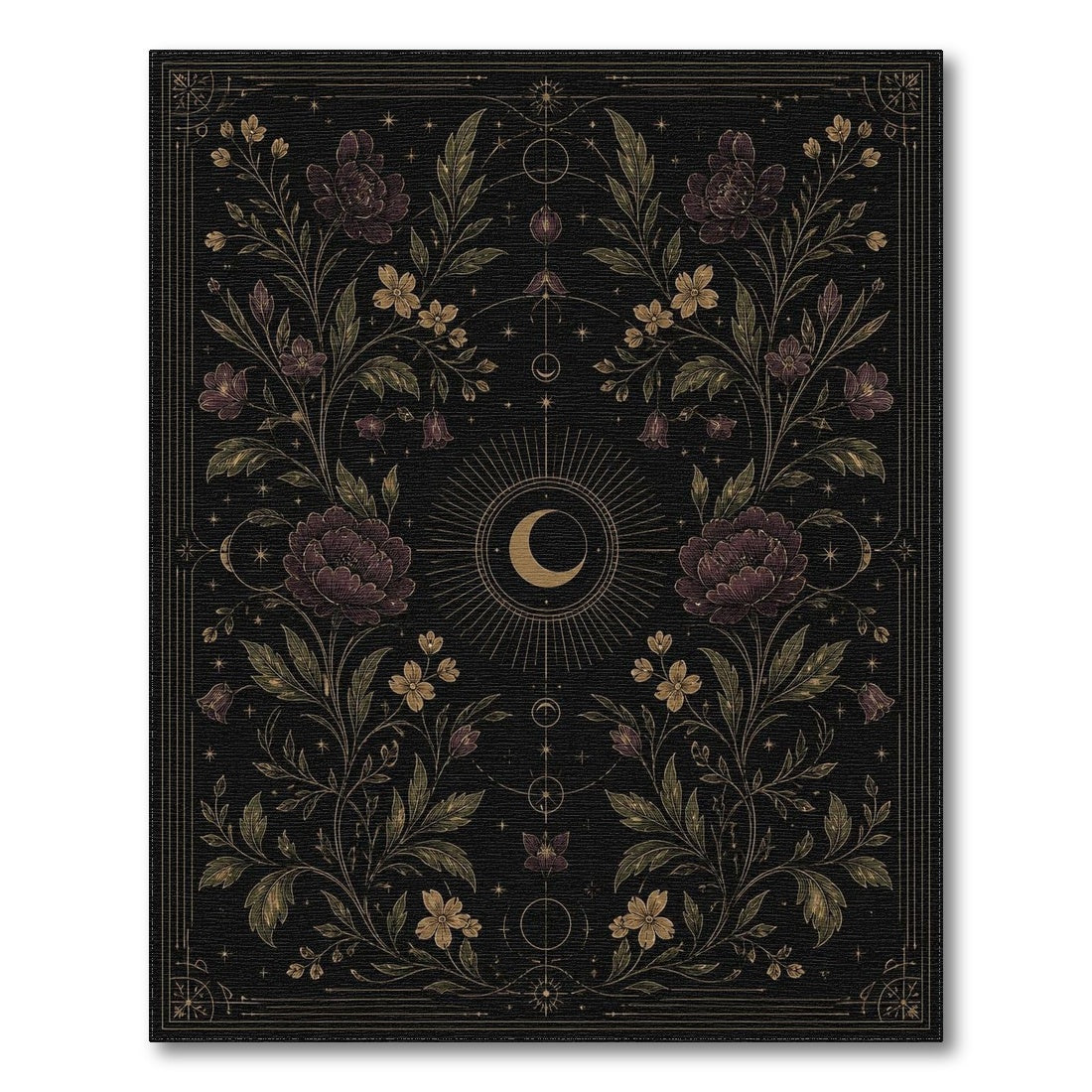 Mystic Moon Floral Area Rug