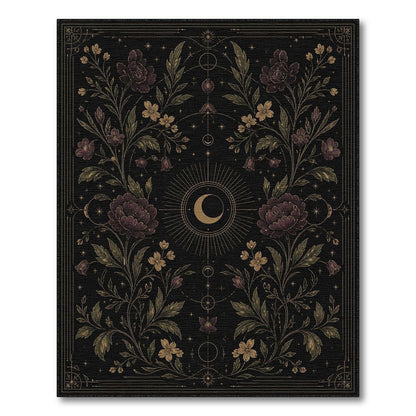Mystic Moon Floral Area Rug