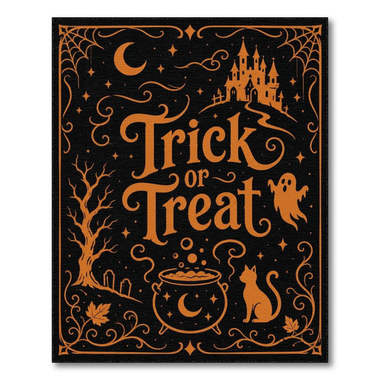 Trick or Treat Halloween Area Rug