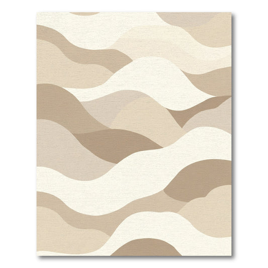 Neutral Tone Flowing Landscape Rug