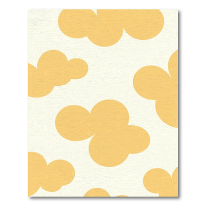 Golden Butterscotch Quatrefoil Bloom Rug