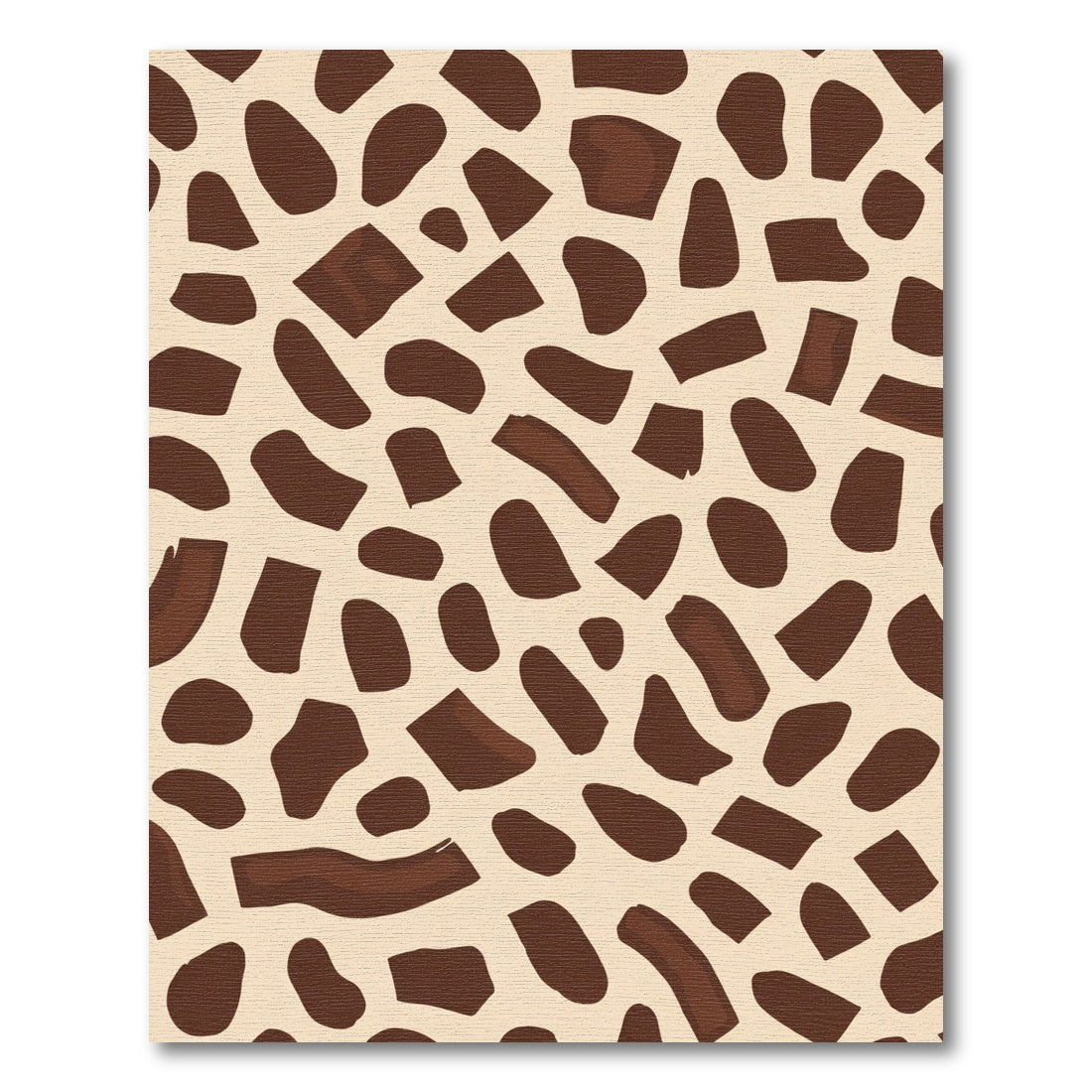 Brown Irregular Spots Overlay Rug