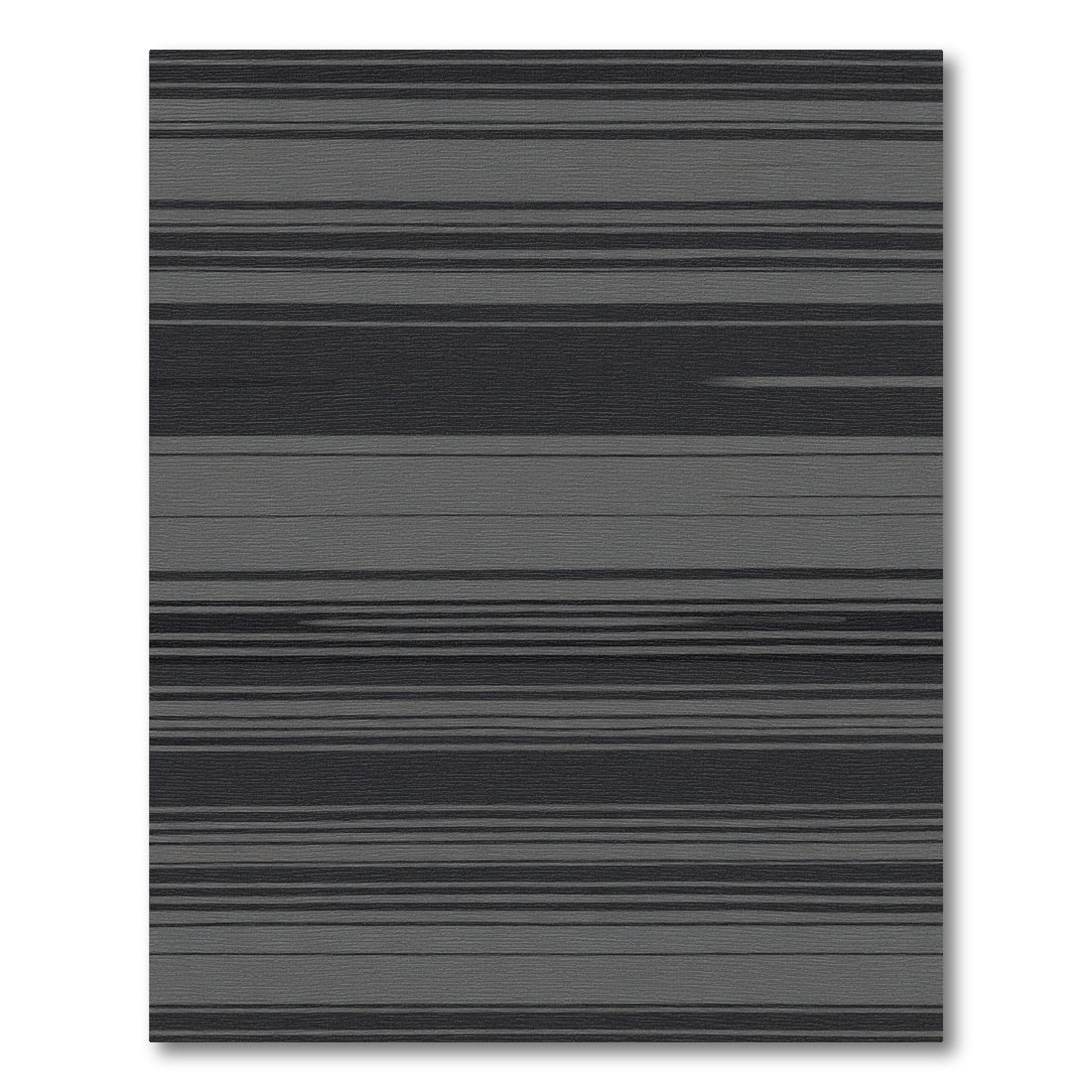 Minimalist Gray Horizontal Barre Textures Rug