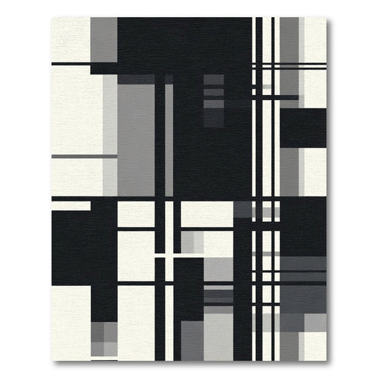 Monochromatic Geometric Overlap Composition Rug
