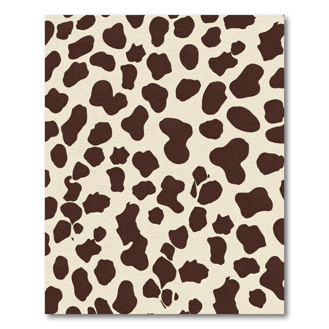 Cream and Brown Spotty Pattern Rug